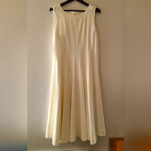 Women's HAANI Cream Sleeveless Dress - Size 2X